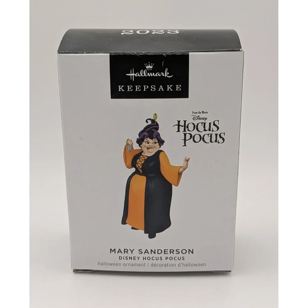 2023 Hallmark Keepsake Hocus Pocus Mary Sanderson Halloween Ornament‎ NIB